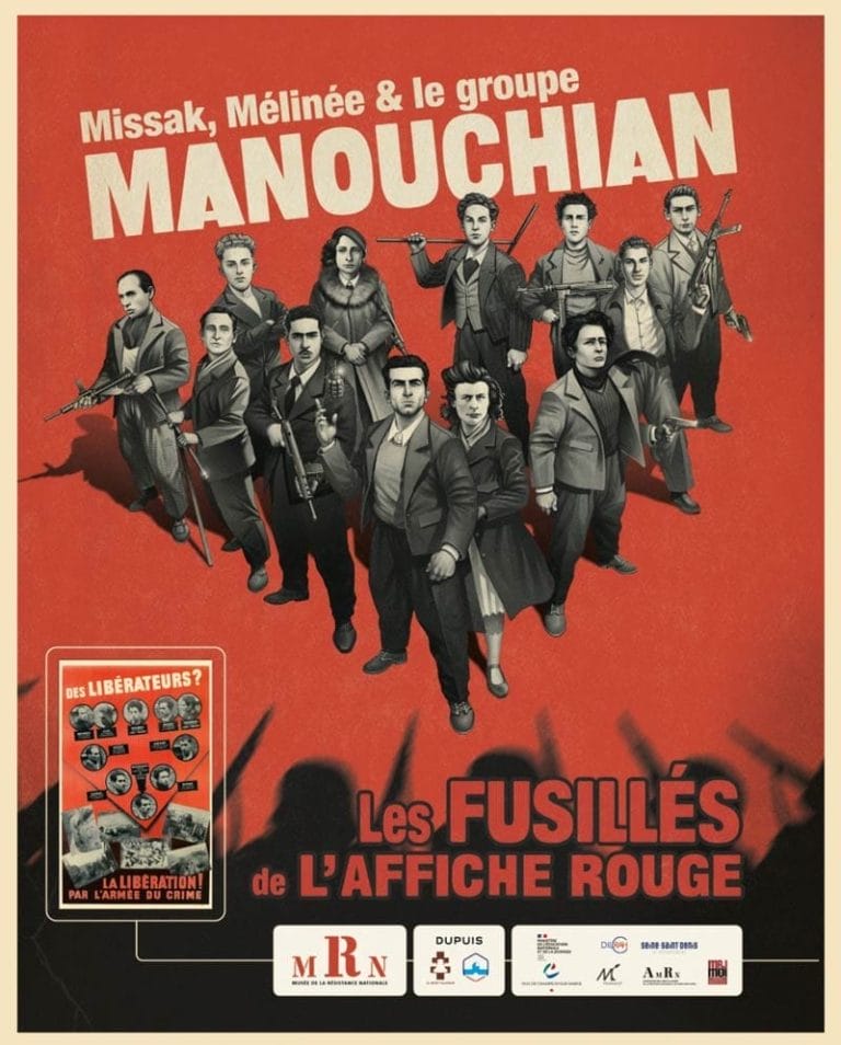 Exposition "les Fusillés de l'Affiche rouge" en l'honneur des résistants de la M.O.I.