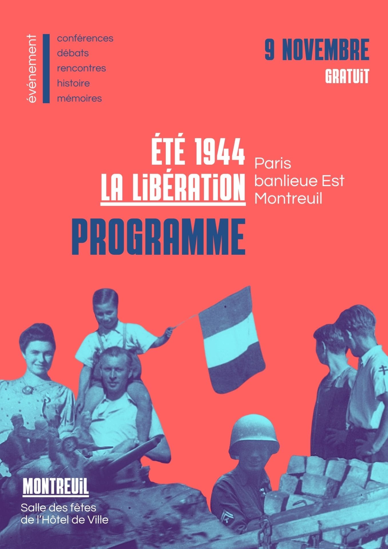 Libération de Paris, banlieue Est, Montreuil